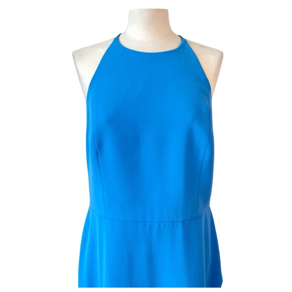 Alice & Olivia Blue Halter Kristy Dress size 12 - Picture 14 of 16